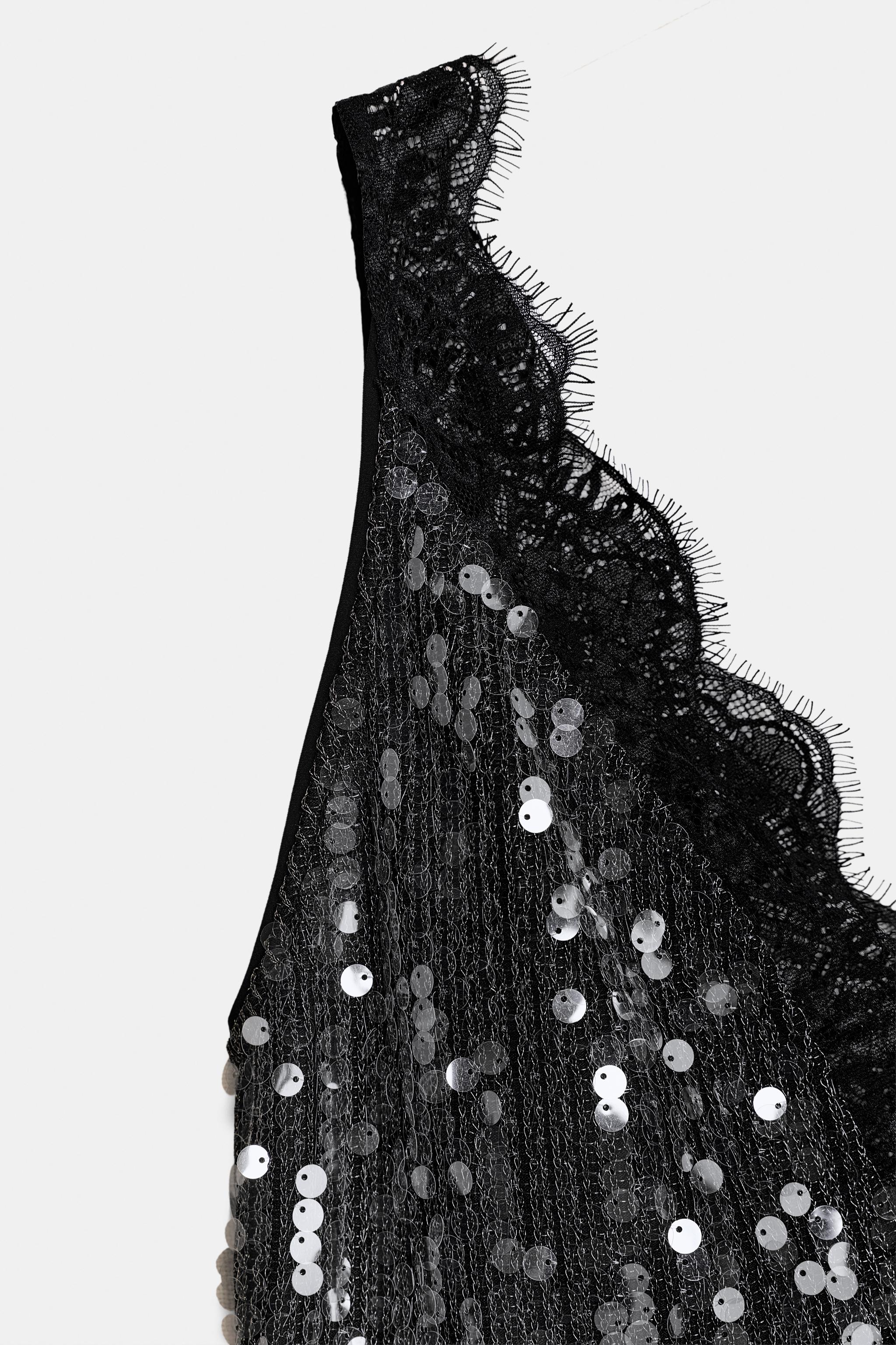 SEQUIN LACE TOP ZW COLLECTION